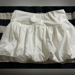 White Bubble Skirt (Large )